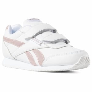 Reebok Royal Classic Jog 2 Turnschuhe Kinder - Weiß/Rosa - DE 652-GDF